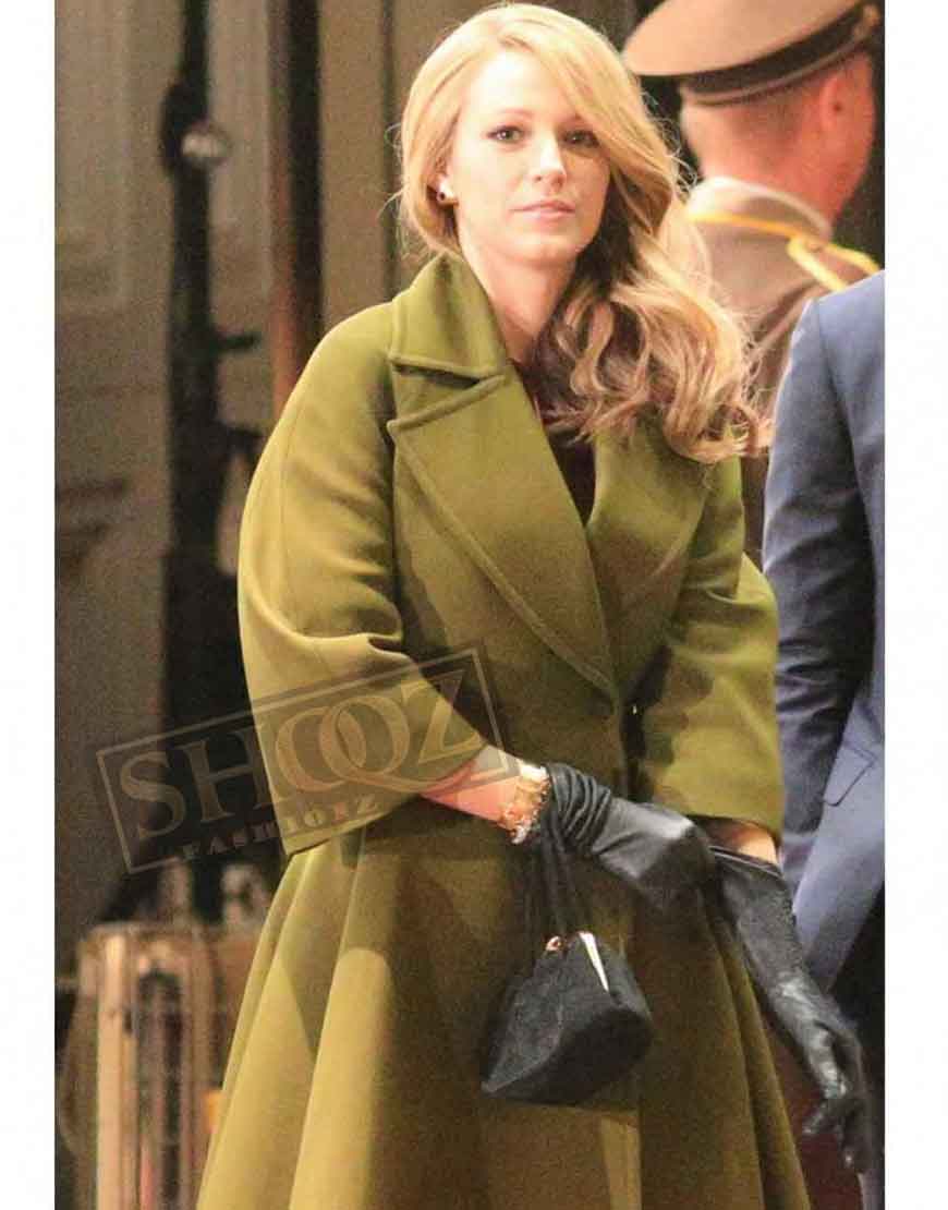Age Of Adaline Blake Lively Green Trench Coat